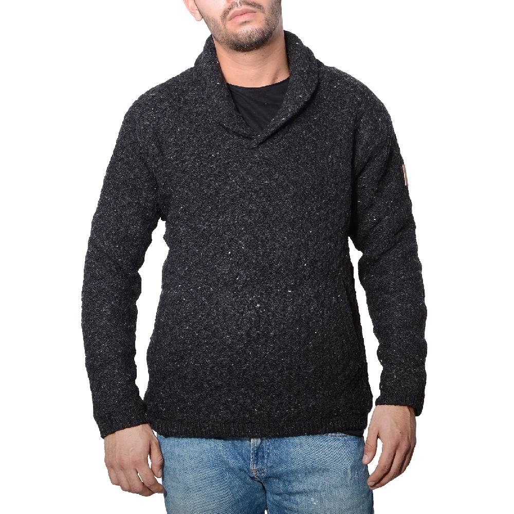 Kunst Und Magie Kunst und Magie Herren Strickpullover Wollpullover mit Schalkragen und warmen Fleecefutter Letzter Tag