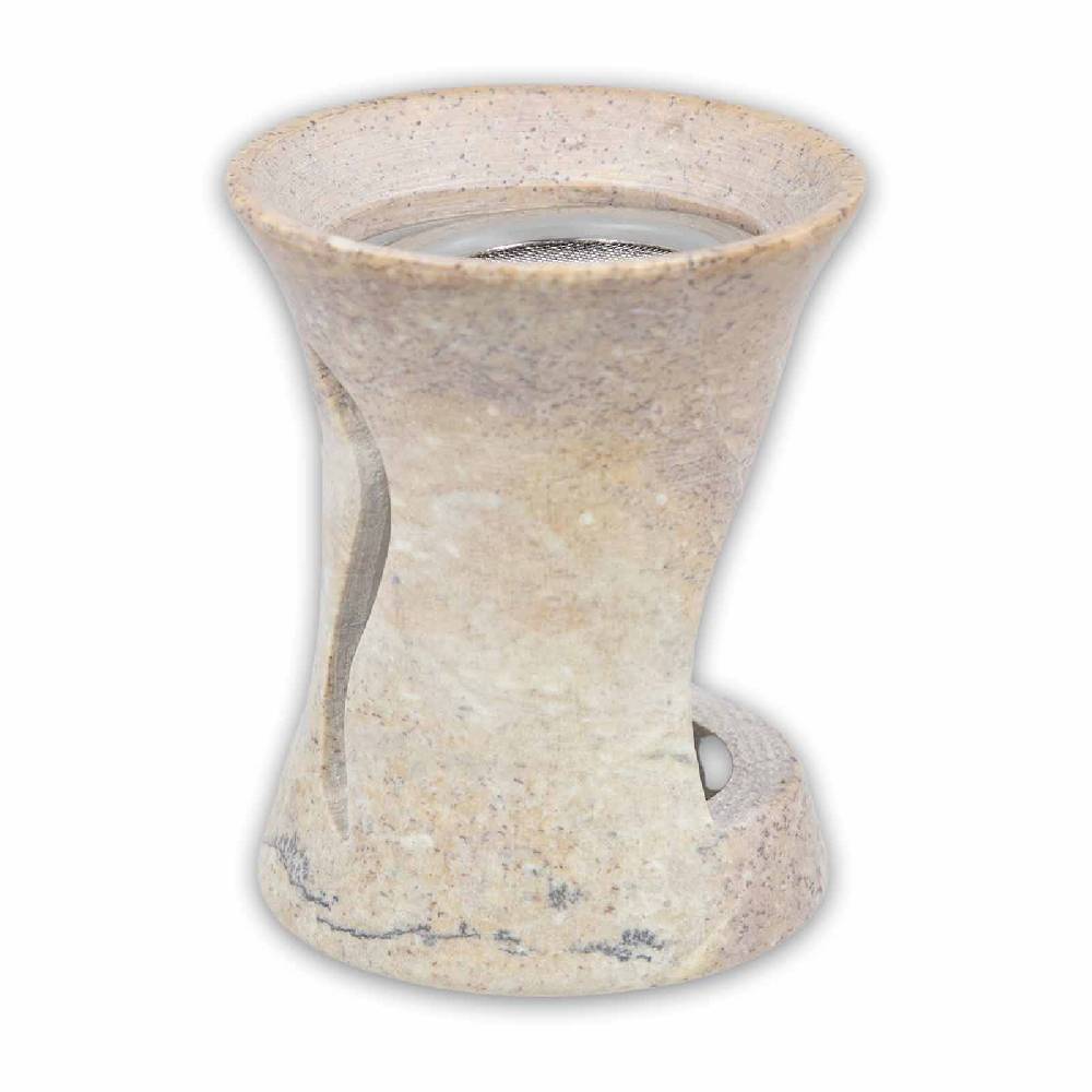 Kunst Und Magie Räucherstövchen Räuchergefäß Flammen Engel Räucherschale mit Sieb aus Speckstein 10cm Zeitbegrenzte Promotion