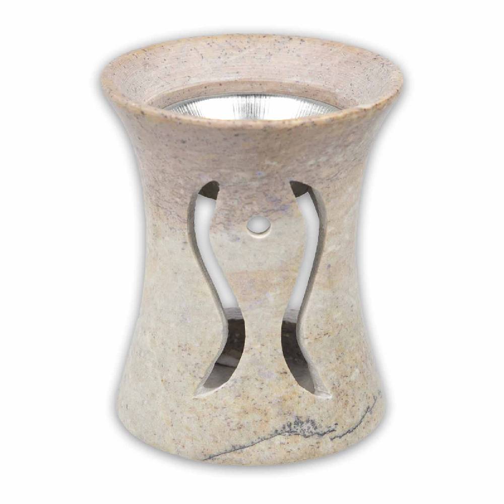 Kunst Und Magie Räucherstövchen Räuchergefäß Flammen Engel Räucherschale mit Sieb aus Speckstein 10cm Zeitbegrenzte Promotion