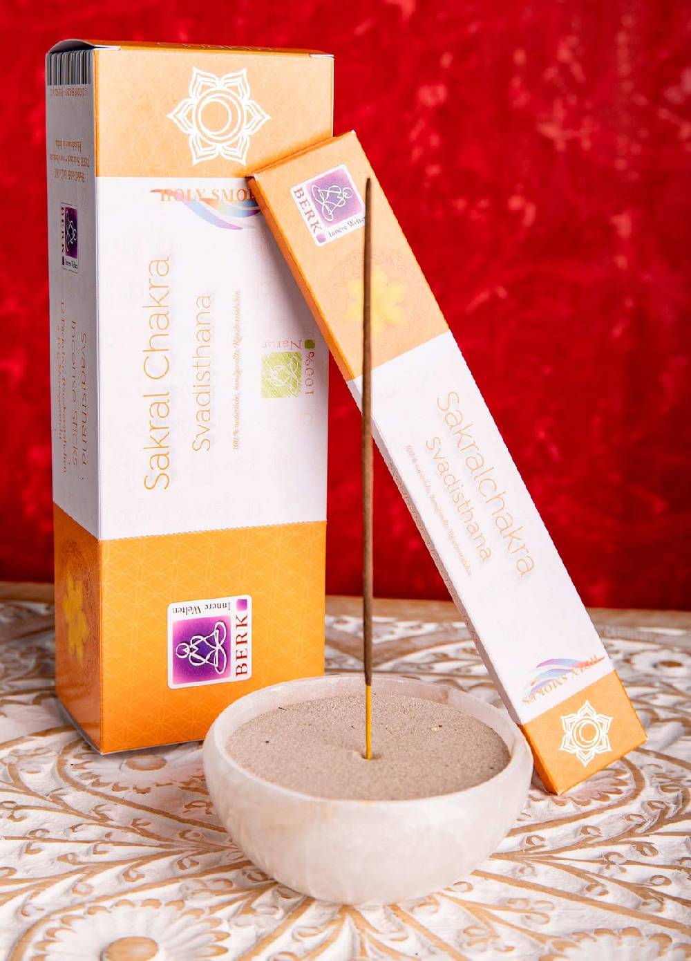 Kunst Und Magie 12er Großpackung Solar Plexus- Manipura Räucherstäbchen - Holy Smokes Chakra Duftstäbchen