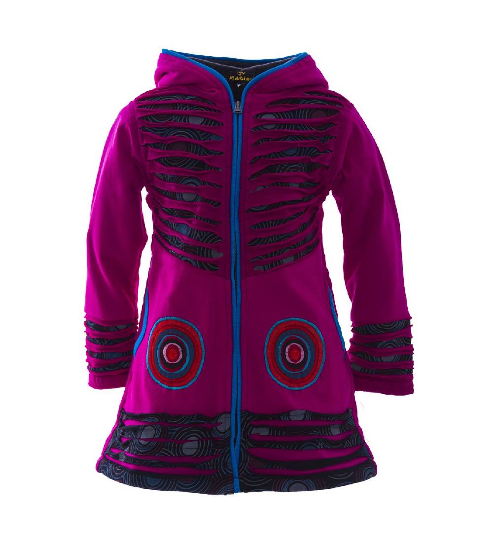 Kunst Und Magie Kunst & Magie Kinder Cutwork Hippiejacke mit Zipfelkapuze zollfrei