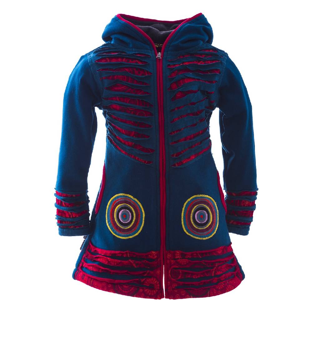 Kunst Und Magie Kunst & Magie Kinder Cutwork Hippiejacke mit Zipfelkapuze zollfrei