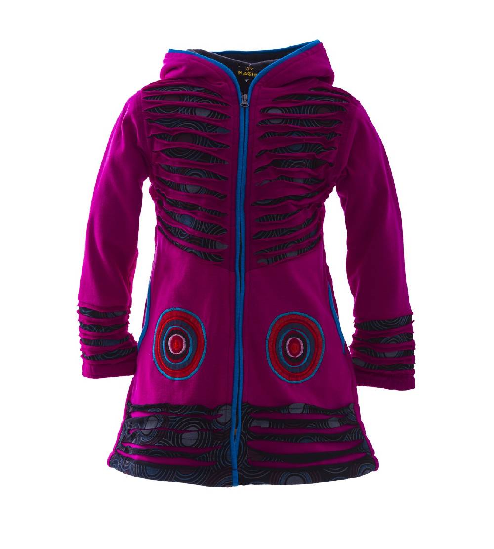 Kunst Und Magie Kunst & Magie Kinder Cutwork Hippiejacke mit Zipfelkapuze zollfrei