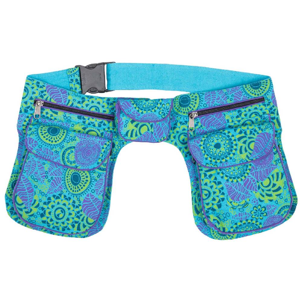 Kunst Und Magie Doppel Bauchtasche Sidebag Gürteltasche Festivaltasche Hippie Goa Hüfttasche Hipbag Versandkostenfrei