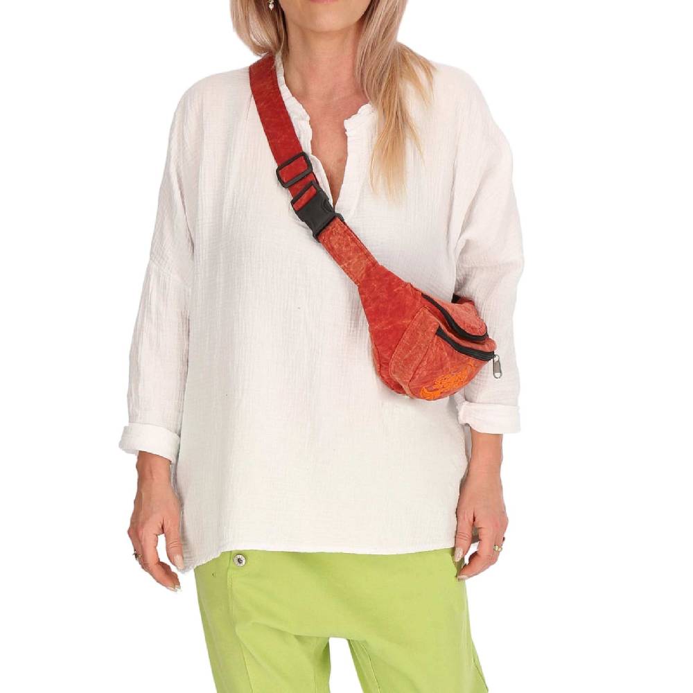 Kunst Und Magie Kunst und Magie Bauchtasche Bunte Boho Goa Crossbody Schulter Gürteltasche Hüfttasche Stonewashed Unisex Lebensbaum Online Shopping