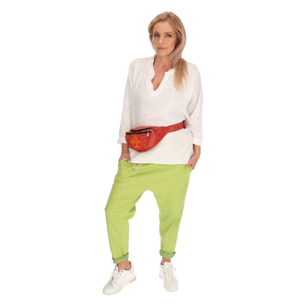 Kunst Und Magie Kunst und Magie Bauchtasche Bunte Boho Goa Crossbody Schulter Gürteltasche Hüfttasche Stonewashed Unisex Lebensbaum Online Shopping