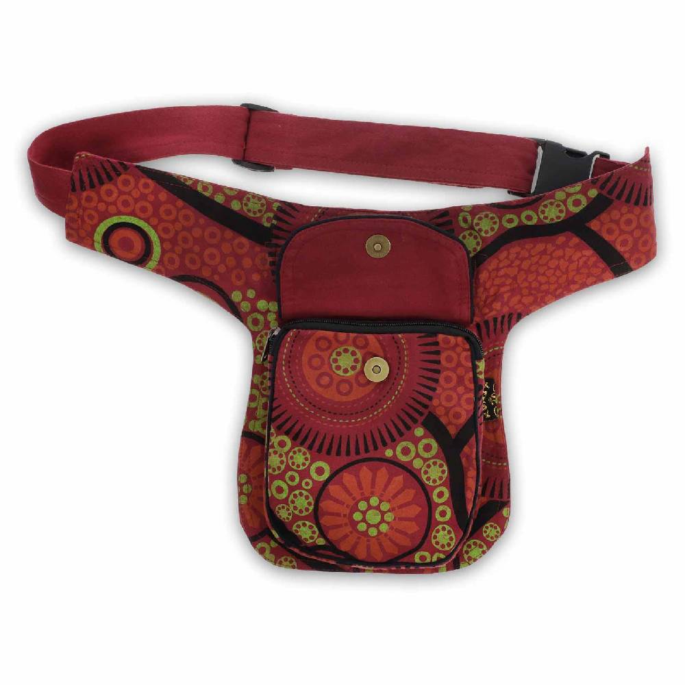 Kunst Und Magie Bauchtasche Sidebag Hipbag Mandala-Print Gürteltasche Festivaltasche Heißer Verkauf