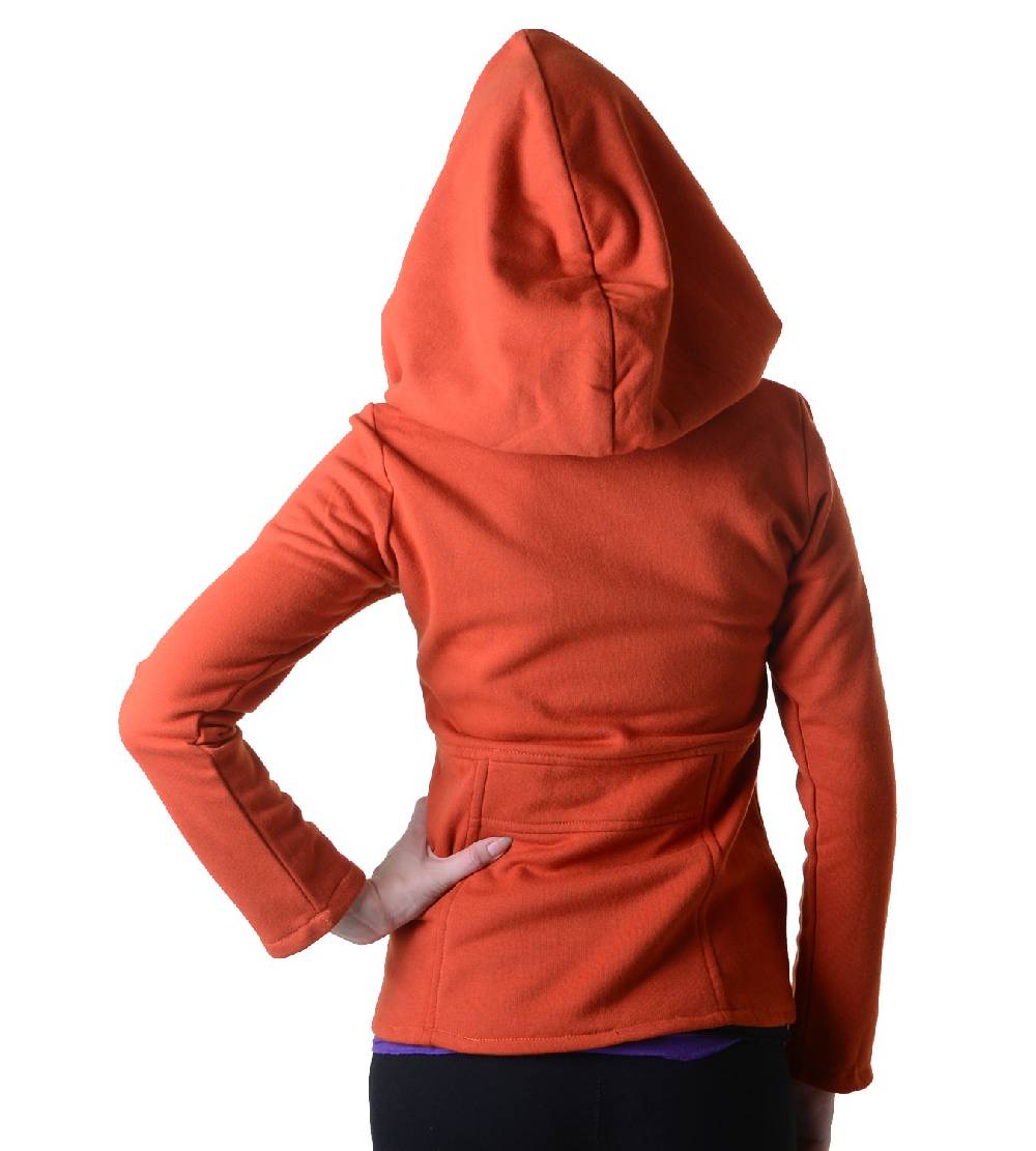 Kunst Und Magie Trendige Baumwolljacke für Damen mit Goa-Mustern - Hippie Jacke Fleecefutter mit Kapuze JETZT KAUFEN