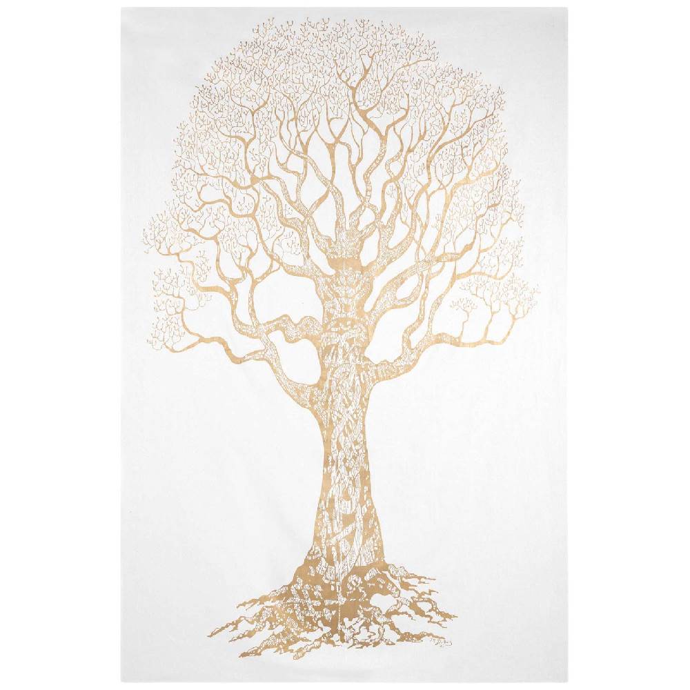 Kunst Und Magie Tagesdecke Wandbehang Deko Tuch Goldener Baum Lebensbaum ca. 200 x135cm Bis zu 60% Rabatt