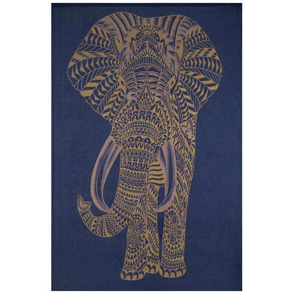 Kunst Und Magie Kunst und Magie Tagesdecke Wandbehang Deko Tuch Goldener Elefant ca. 200 x135cm Nur für heute