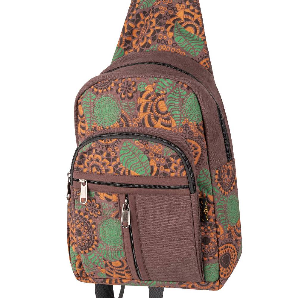 Kunst Und Magie Kunst und Magie Sling Bag Schultertasche Hippie Goa Bodybag crossbody Rucksack Bunt M Outlet