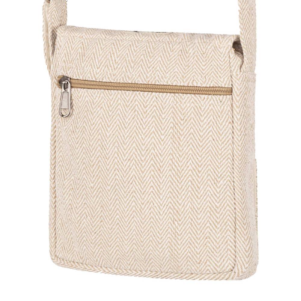 Kunst Und Magie Hanf Schultertasche Hippie Handtasche Goa Tasche Crossbag Schulterriemen Damen Herren Auslauf