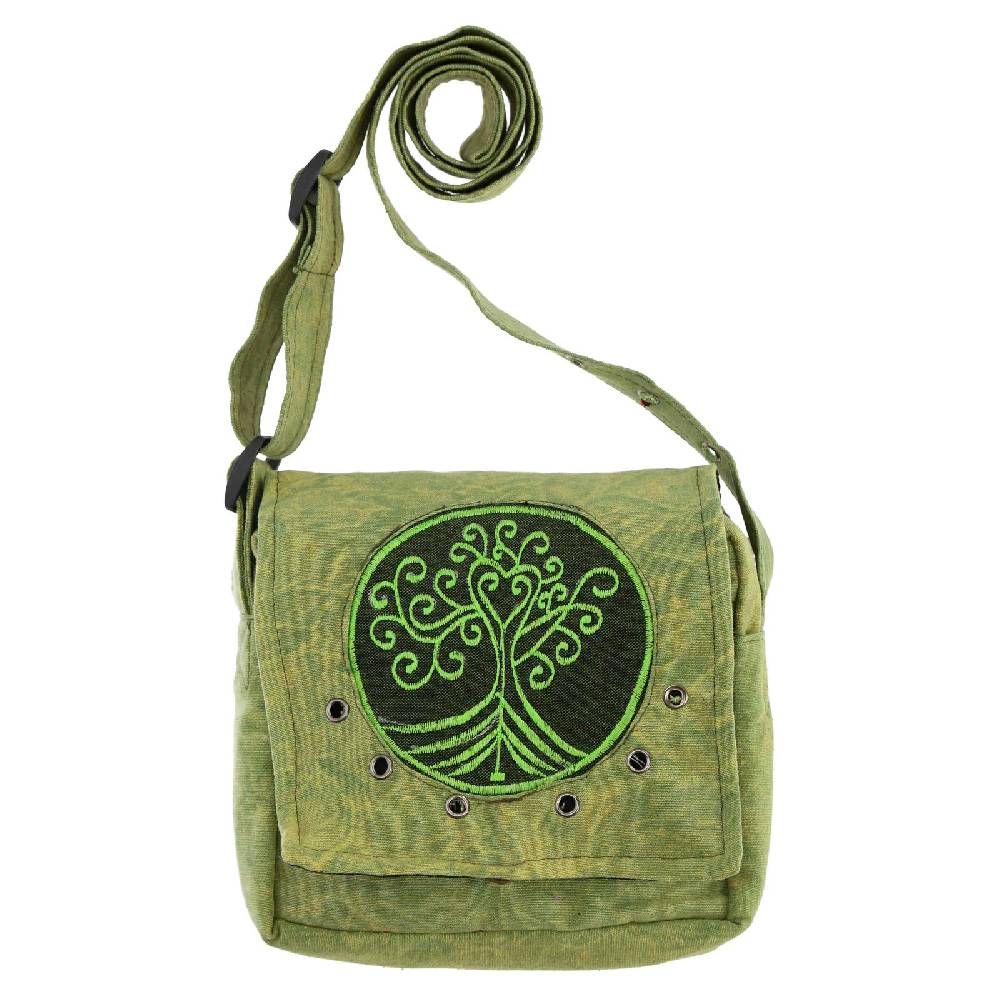 Kunst Und Magie Schultertasche Hippie Umhängetasche Handtasche Goa Tasche mit Schulterriemen Damen Herren Lebensbaum Angebote