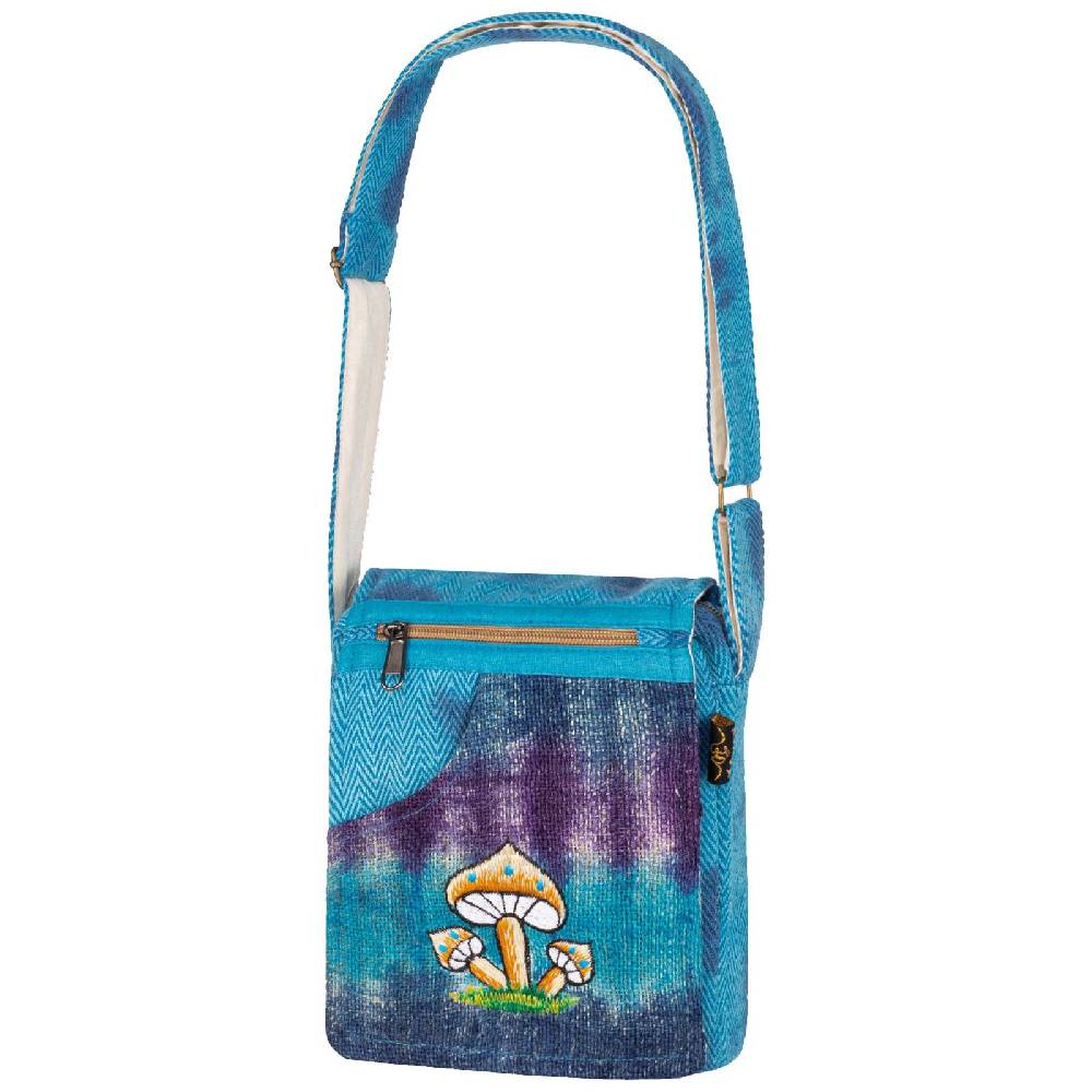 Kunst Und Magie Bunte Hanf Schultertasche Hippie Handtasche Goa Tasche Tie Dye Batik Damen Herren Hotsell