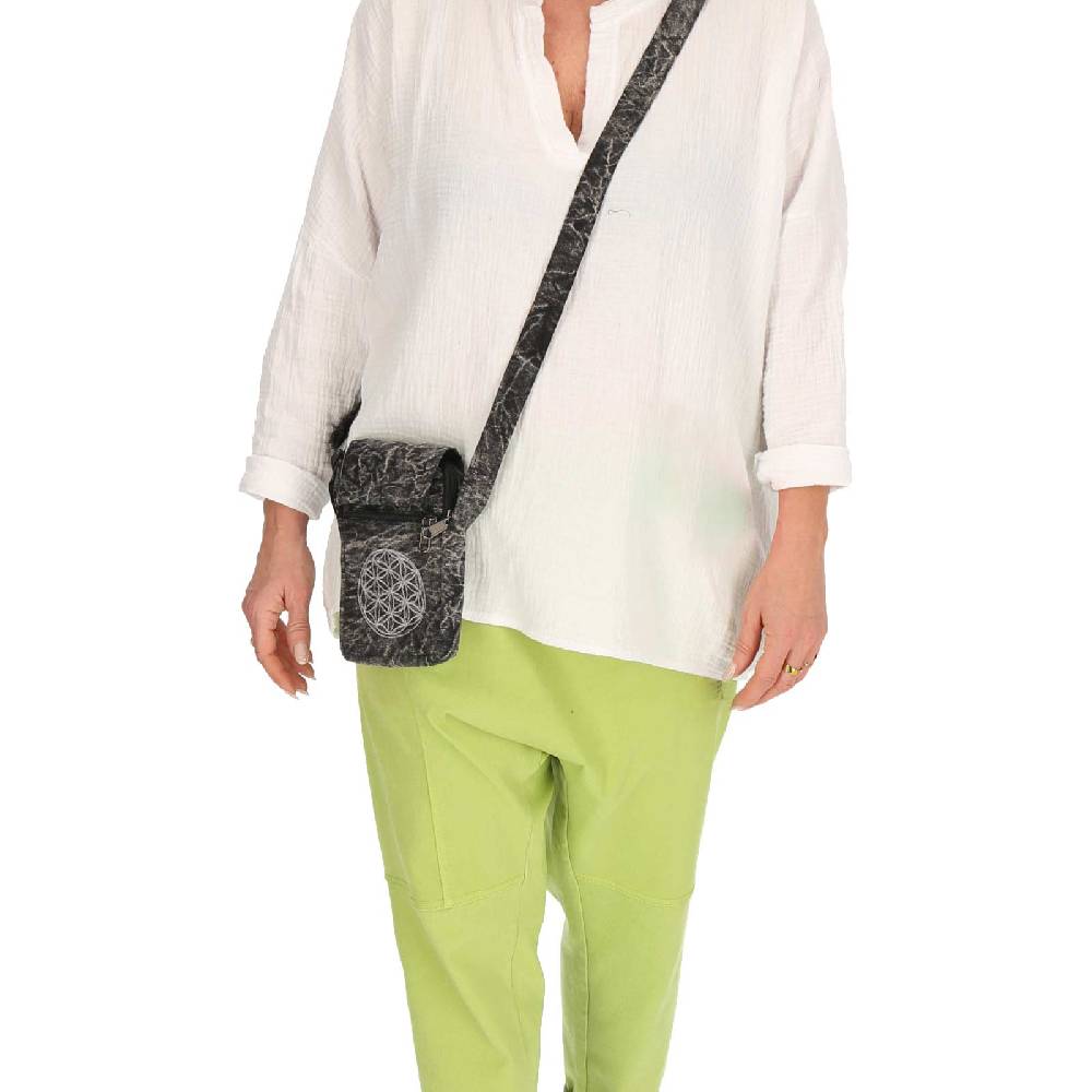 Kunst Und Magie Passportbag Handytasche Brustbeutel Schultertasche Hippie Handtasche Goa Tasche mit Schulterriemen Fabrikverkauf