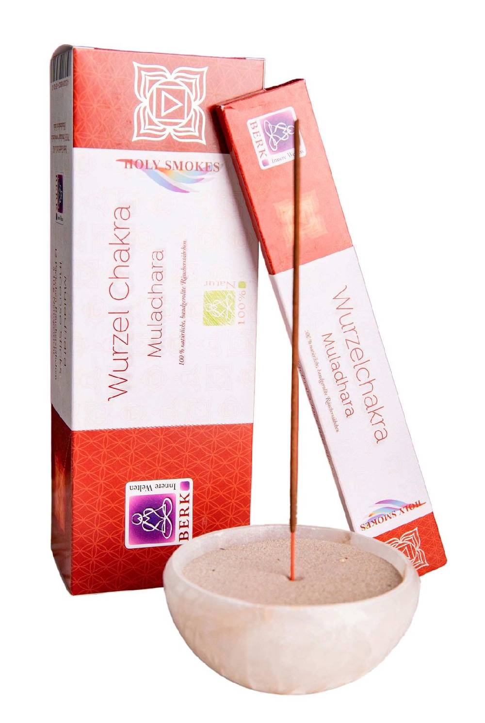 Kunst Und Magie 12er Großpackung Wurzel-Chakra Muladhara Räucherstäbchen - Holy Smokes Chakra Duftstäbchen Limitierter Zeitrabatt