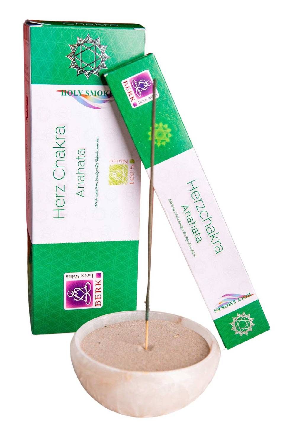 Kunst Und Magie 12er Großpackung Herz-Chakra Anahata Räucherstäbchen - Holy Smokes Chakra Duftstäbchen Online Shopping