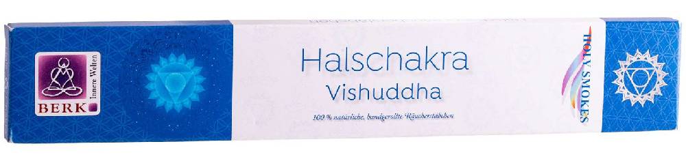 Kunst Und Magie 12er Großpackung Hals-Chakra (Vishuddha) Räucherstäbchen - Holy Smokes Chakra Duftstäbchen Preisnachlass