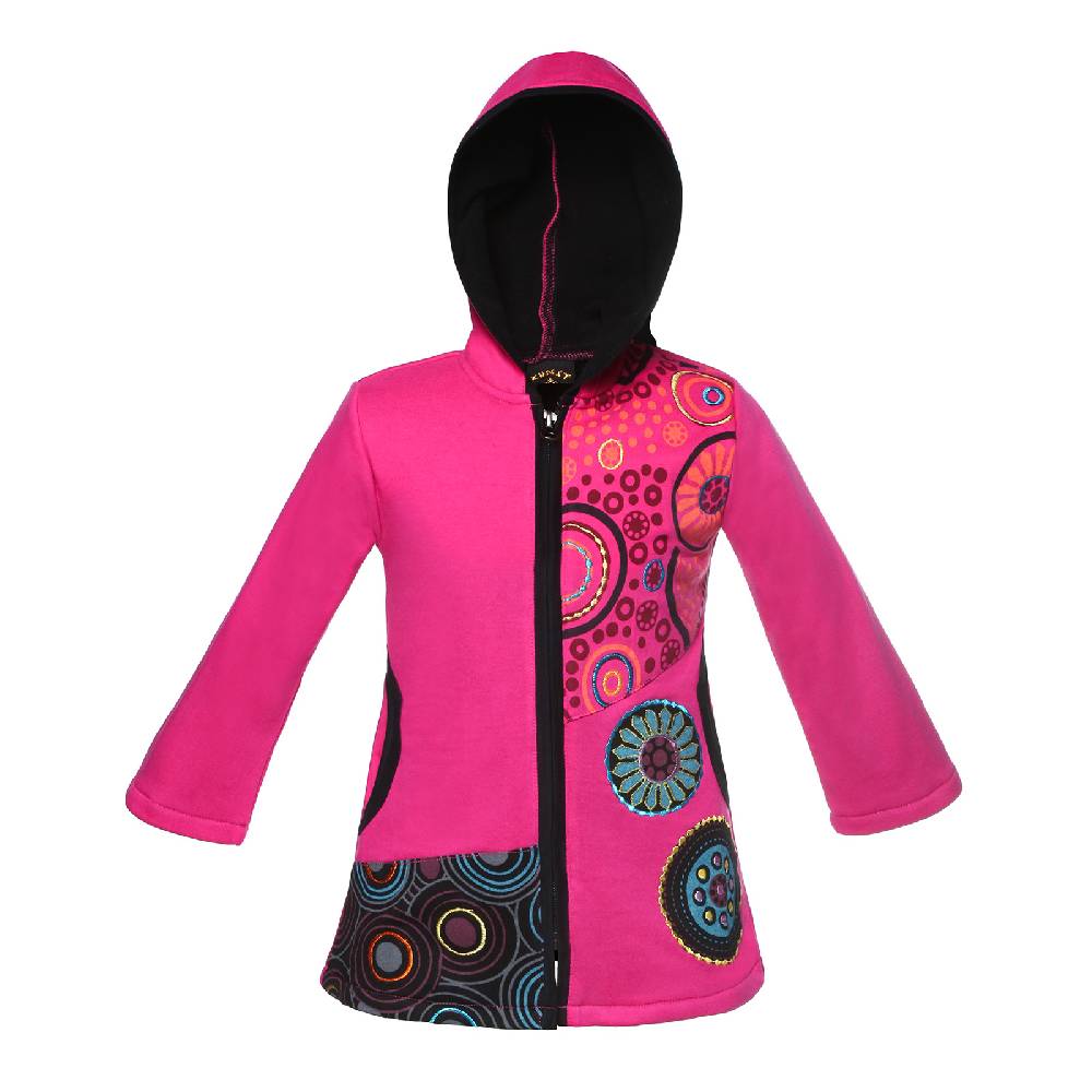 Kunst Und Magie Kunst & Magie Bunte Kinder Hippiejacke mit Zipfelkapuze Jubiläumsangebot