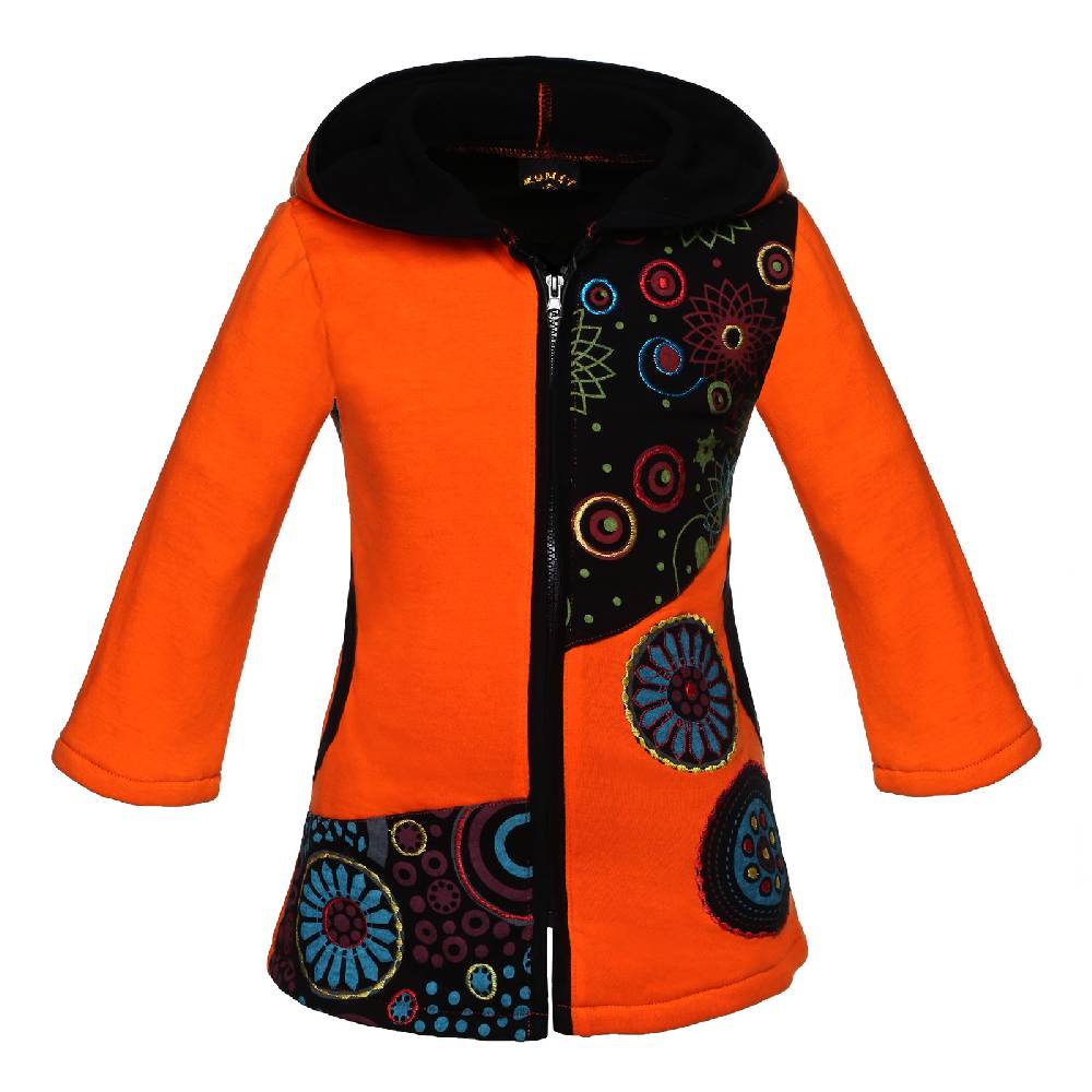 Kunst Und Magie Kunst & Magie Bunte Kinder Hippiejacke mit Zipfelkapuze Jubiläumsangebot