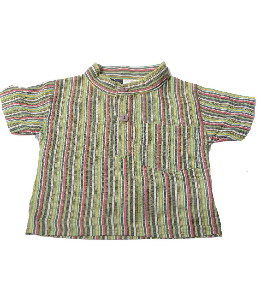 Kunst Und Magie Kinderhemd - Fisherhemd Kurtha Nepal Zeitlich begrenztes Angebot