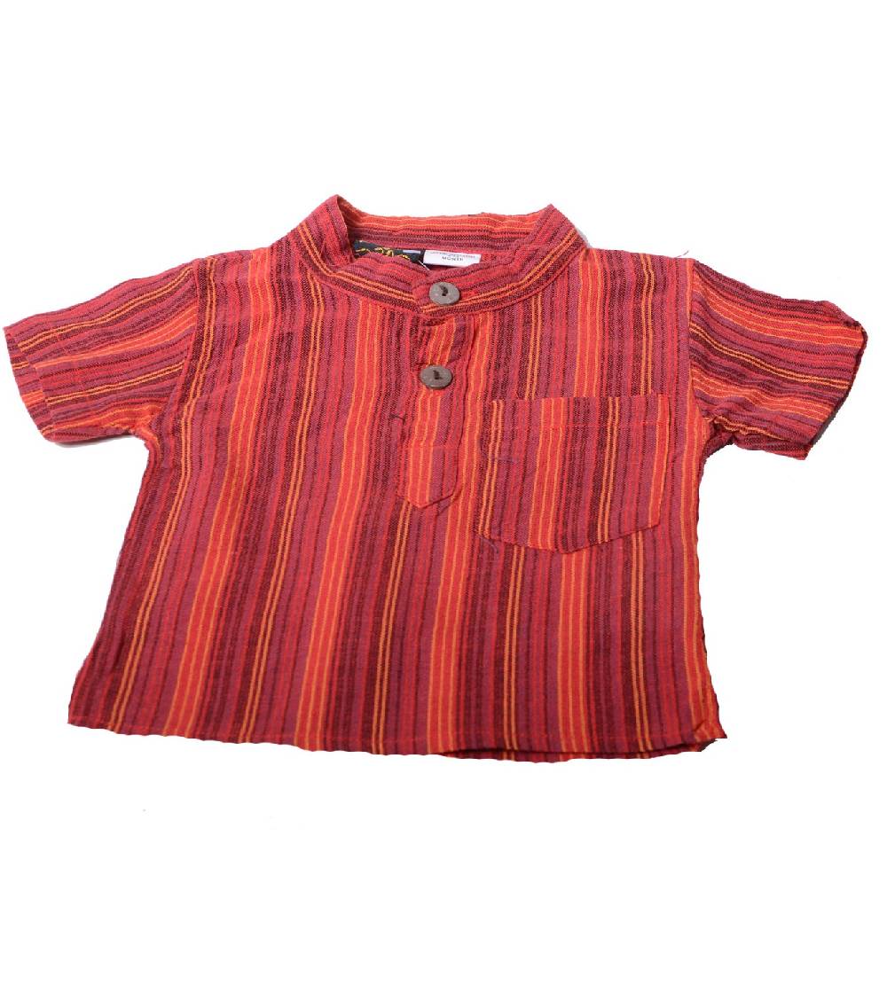 Kunst Und Magie Kinderhemd - Fisherhemd Kurtha Nepal Zeitlich begrenztes Angebot