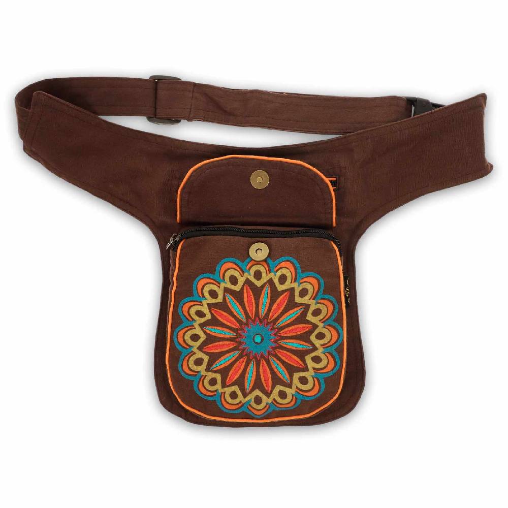 Kunst Und Magie Bauchtasche Hüfttasche Mandala Gürteltasche Festivaltasche Sidebag Hippie Goa Neueste Stile