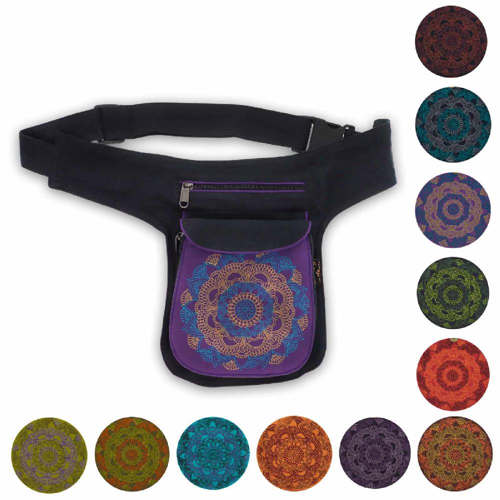 Kunst Und Magie KUNST UND MAGIE Bauchtasche Hüfttasche Mandala Gürteltasche Festivaltasche Sidebag Zeitbegrenzte Promotion