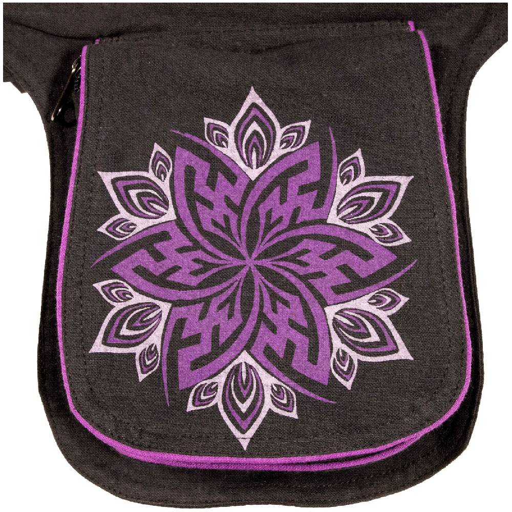 Kunst Und Magie KUNST UND MAGIE Damen Doppelte Bauchtasche Hüfttasche Mandala - Goa Gürteltasche Festivaltasche Hipbag Sidebag Bis zu 55% Rabatt