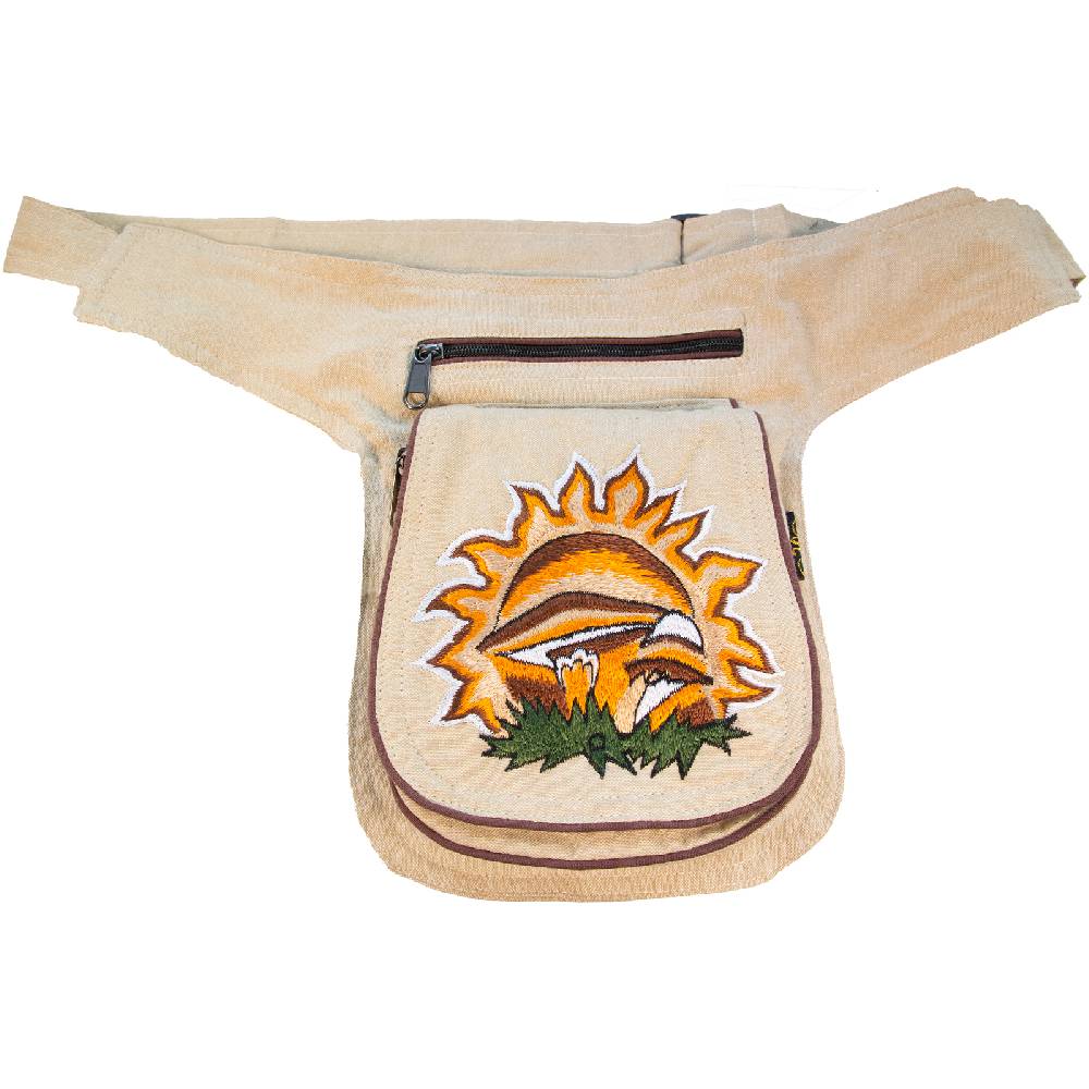 Kunst Und Magie KUNST UND MAGIE Bauchtasche Mushroom Gürteltasche Festivaltasche Sidebag Nur noch ein Tag übrig