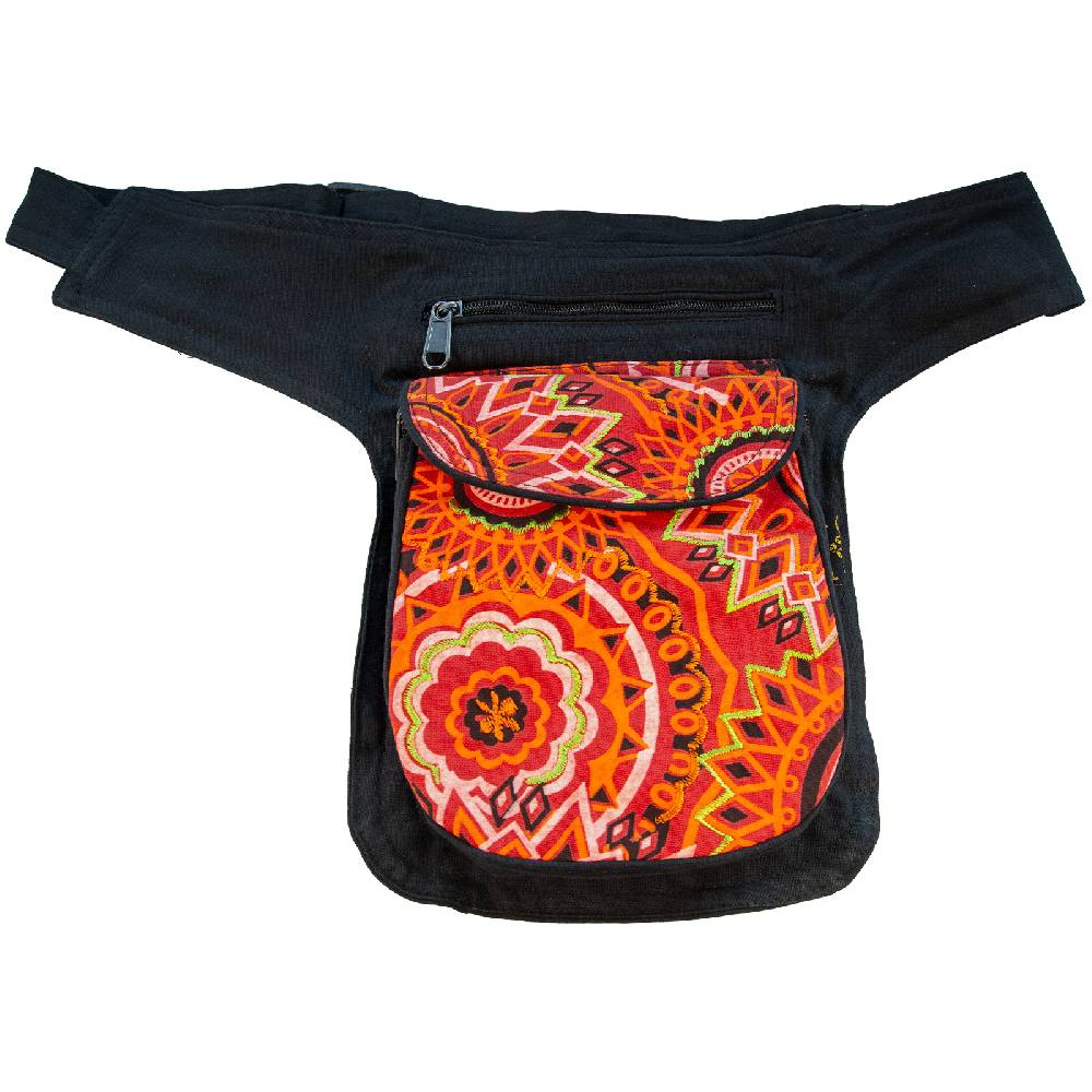 Kunst Und Magie KUNST UND MAGIE Bauchtasche Mandala-Print Gürteltasche Festivaltasche Sidebag Super Rabatt