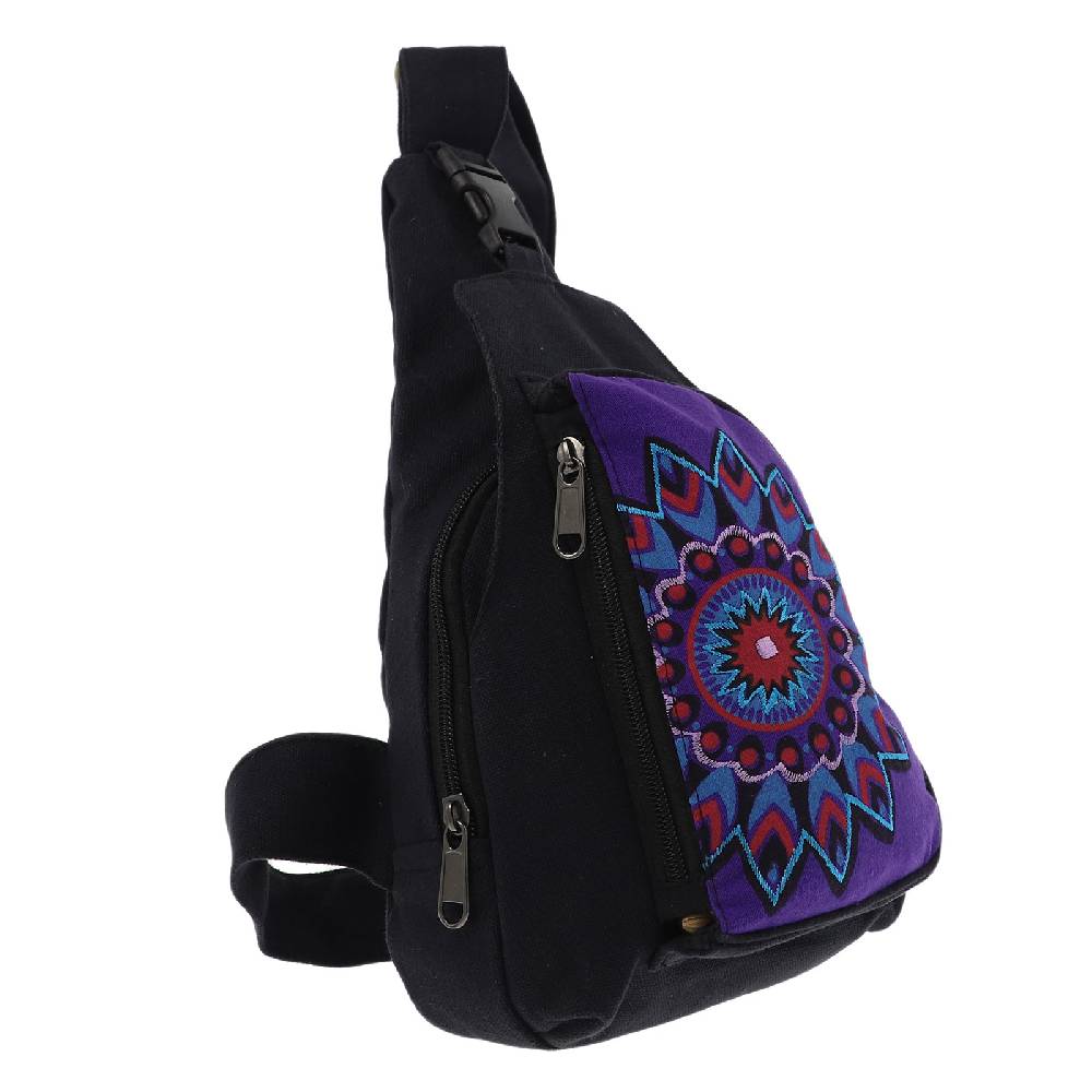 Kunst Und Magie Kunst und Magie Hippie Goa Bodybag Schultertasche Slingbag Rucksack Brutsttasche Mandala S Clearance-Verkauf