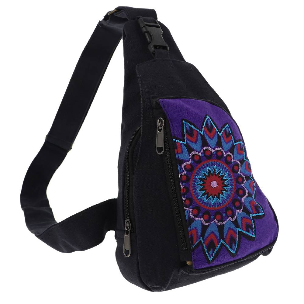Kunst Und Magie Kunst und Magie Hippie Goa Bodybag Schultertasche Slingbag Rucksack Brutsttasche Mandala S Clearance-Verkauf