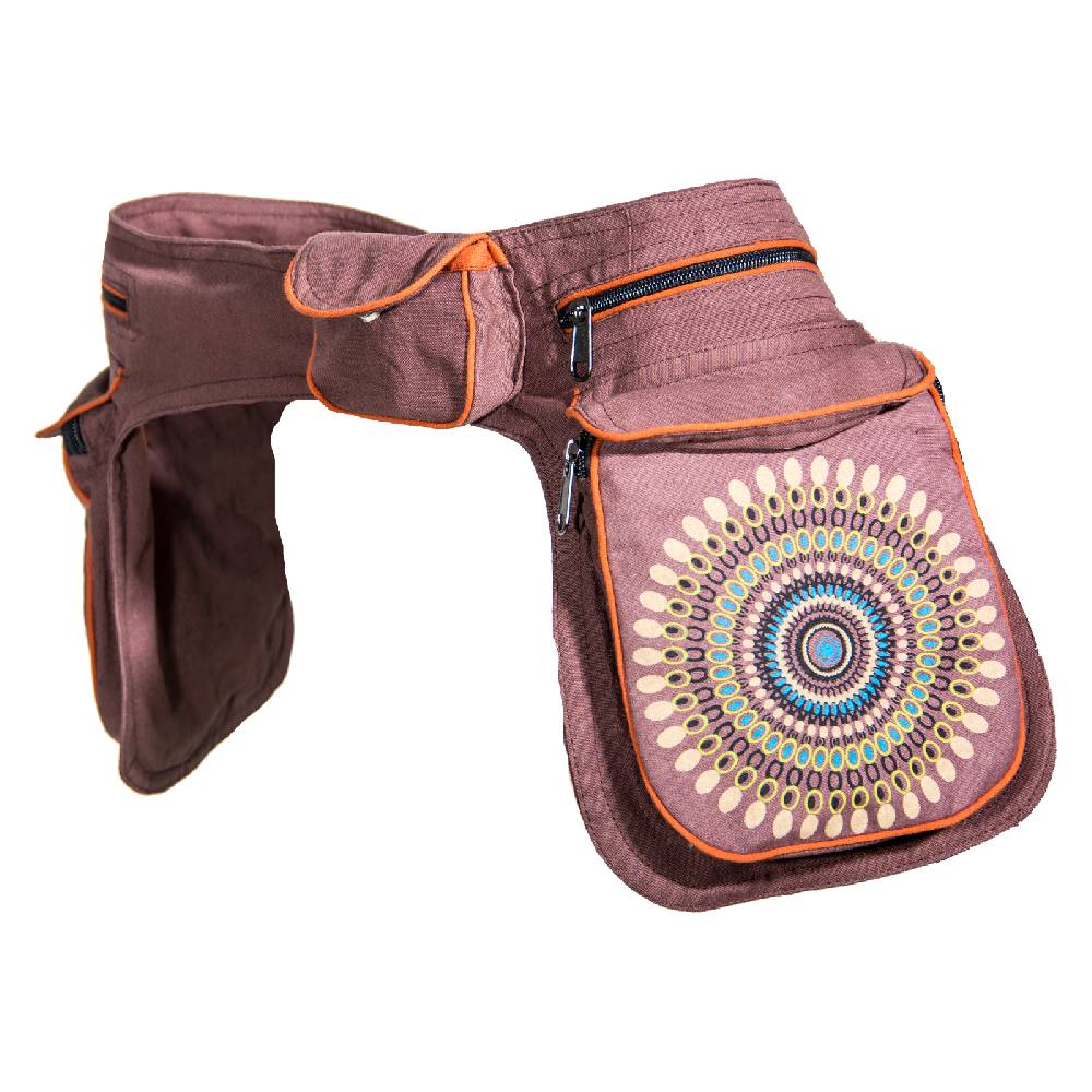 Kunst Und Magie Kunst und Magie Unisex doppel Bauchtasche Sidebag Gürteltasche Festivaltasche Begrenzt auf 3 Tage