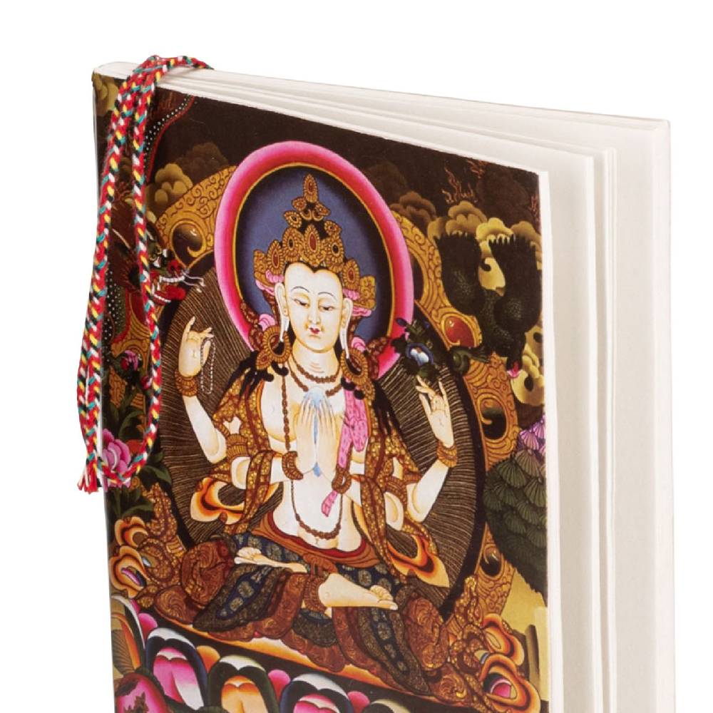 Kunst Und Magie Tagebuch Tara Buddha Tibet Poesiealbum handgefertigt Baumwollpapier- Notizbuch Indien Buch 10x15cm Nachhaltig Vatertagsangebot