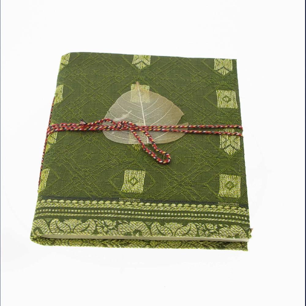 Kunst Und Magie Tagebuch Poesiealbum handgefertigt Sari Baumwollpapier- Notizbuch 10x15cm Nachhaltig Räumungsverkauf