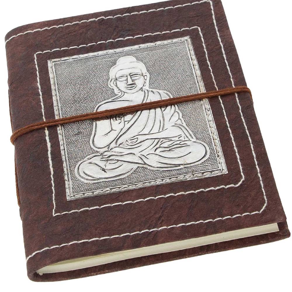 Kunst Und Magie Tagebuch Poesiealbum Holzfrei Nachhaltig Recycling Fair Notizbuch Buddha 12,5x17cm Sonderangebote