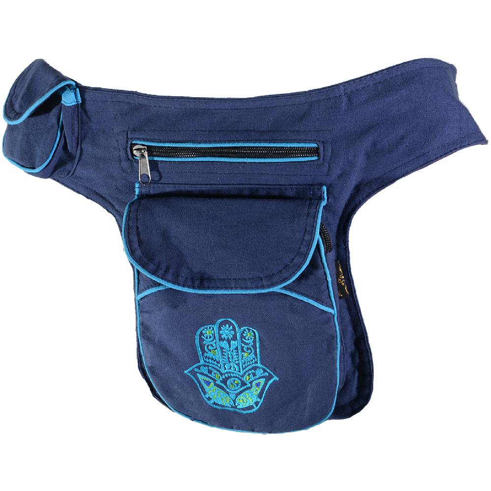 Kunst Und Magie Kunst und Magie Goa Bauchtasche Sidebag Hamsa Hand der Fatima Hüfttasche Super Sparpreis