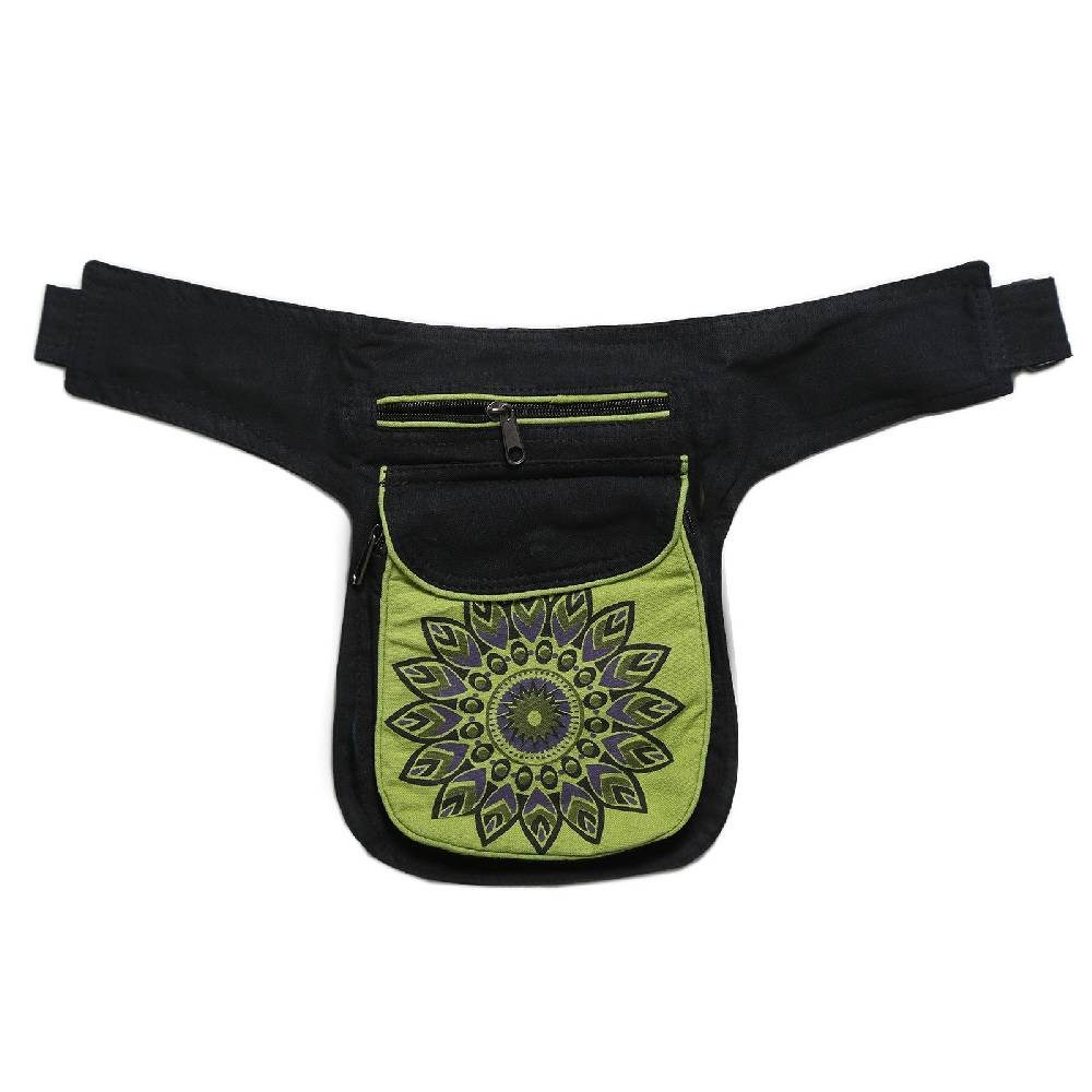 Kunst Und Magie Kunst und Magie Bauchtasche Sidebag Hipbag Mandala-Print Kostenlose Rückgabe
