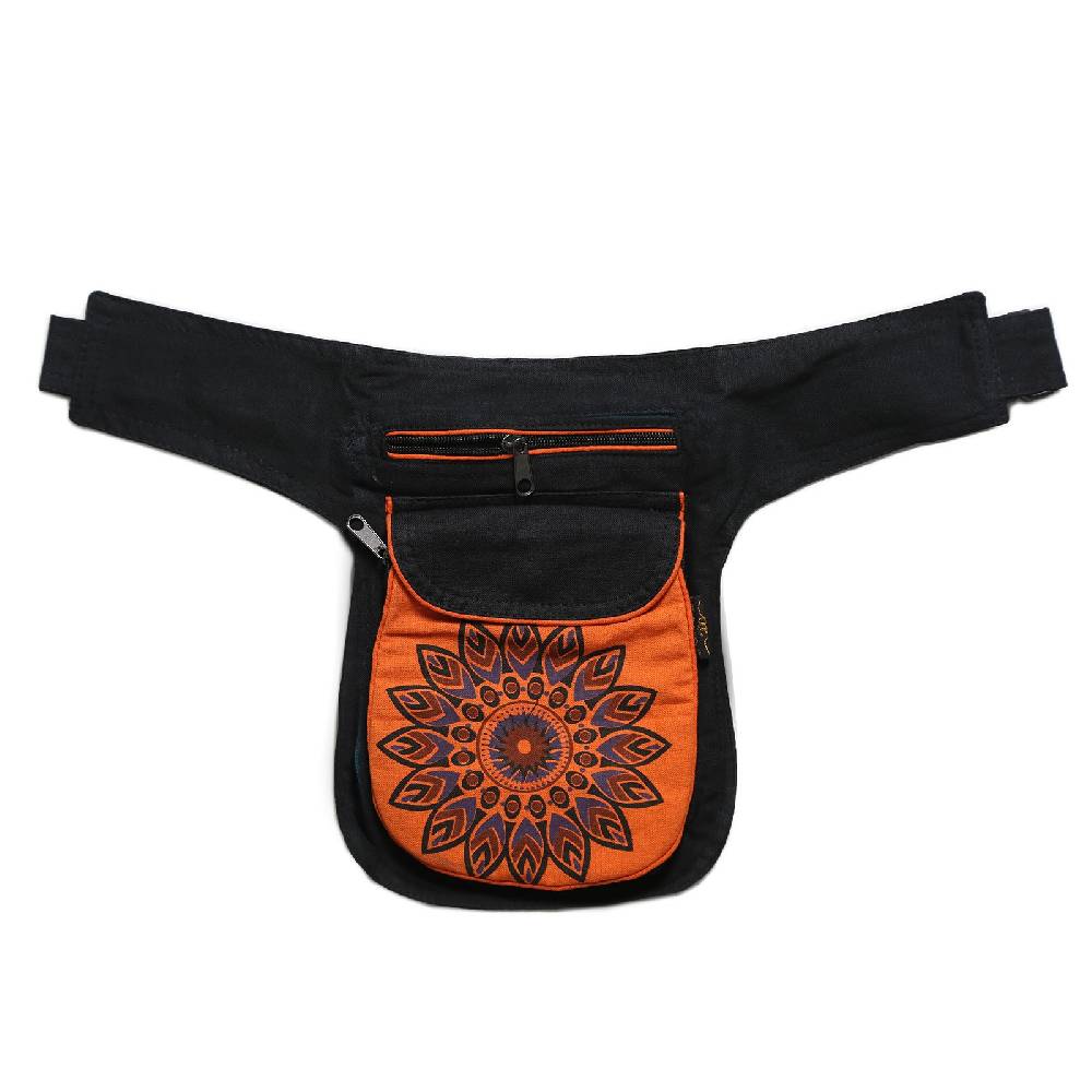 Kunst Und Magie Kunst und Magie Bauchtasche Sidebag Hipbag Mandala-Print Kostenlose Rückgabe