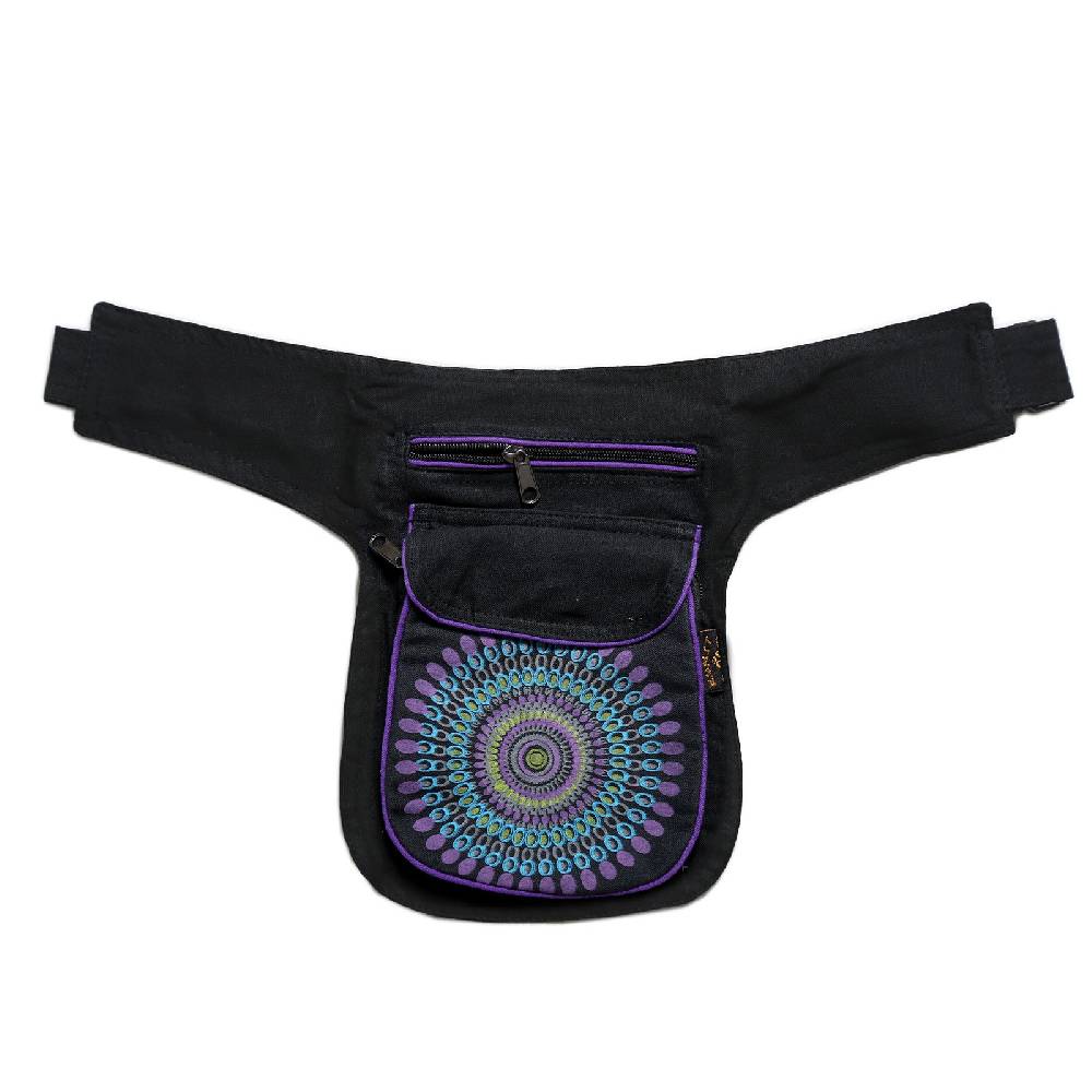 Kunst Und Magie Kunst und Magie Bauchtasche Mandala-Print Gürteltasche Festivaltasche Sidebag Begrenzte Freigabe