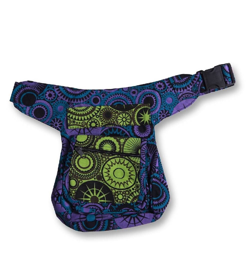 Kunst Und Magie Kunst und Magie Bunte Bauchtasche Psychedelic-Print Gürteltasche Festivaltasche JETZT KAUFEN