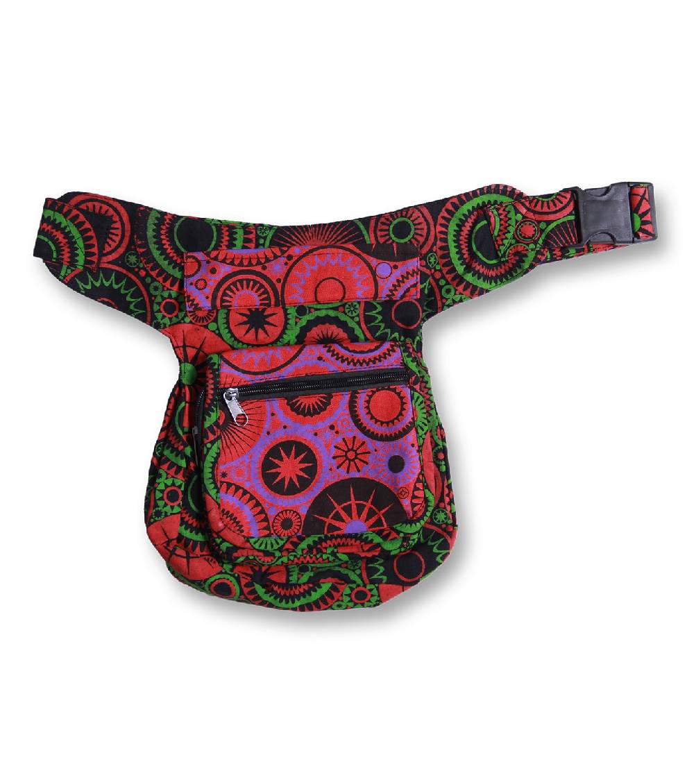 Kunst Und Magie Kunst und Magie Bunte Bauchtasche Psychedelic-Print Gürteltasche Festivaltasche JETZT KAUFEN
