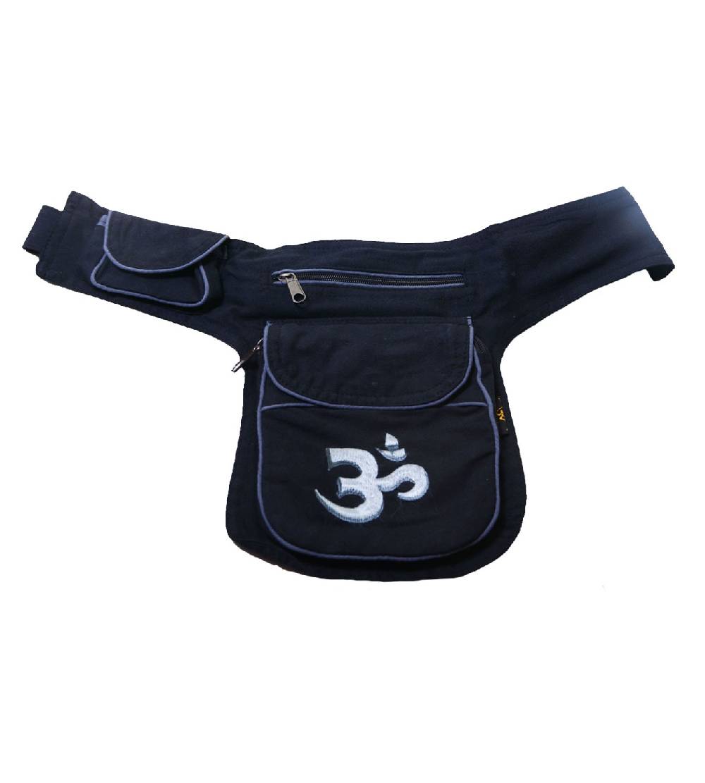 Kunst Und Magie Goa Bauchtasche OM-Symbol Gürteltasche Bauchgurt Festivaltasche Letzter Tag