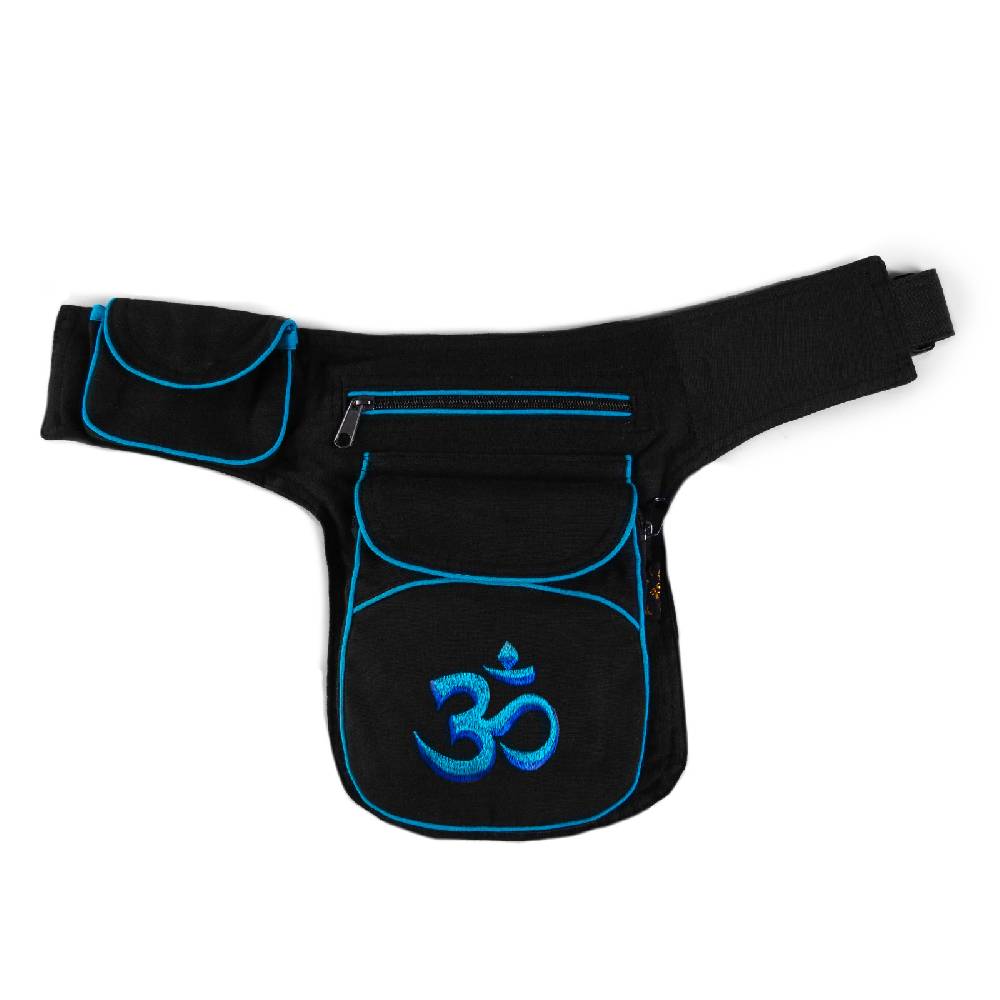 Kunst Und Magie Goa Bauchtasche OM-Symbol Gürteltasche Bauchgurt Festivaltasche Letzter Tag