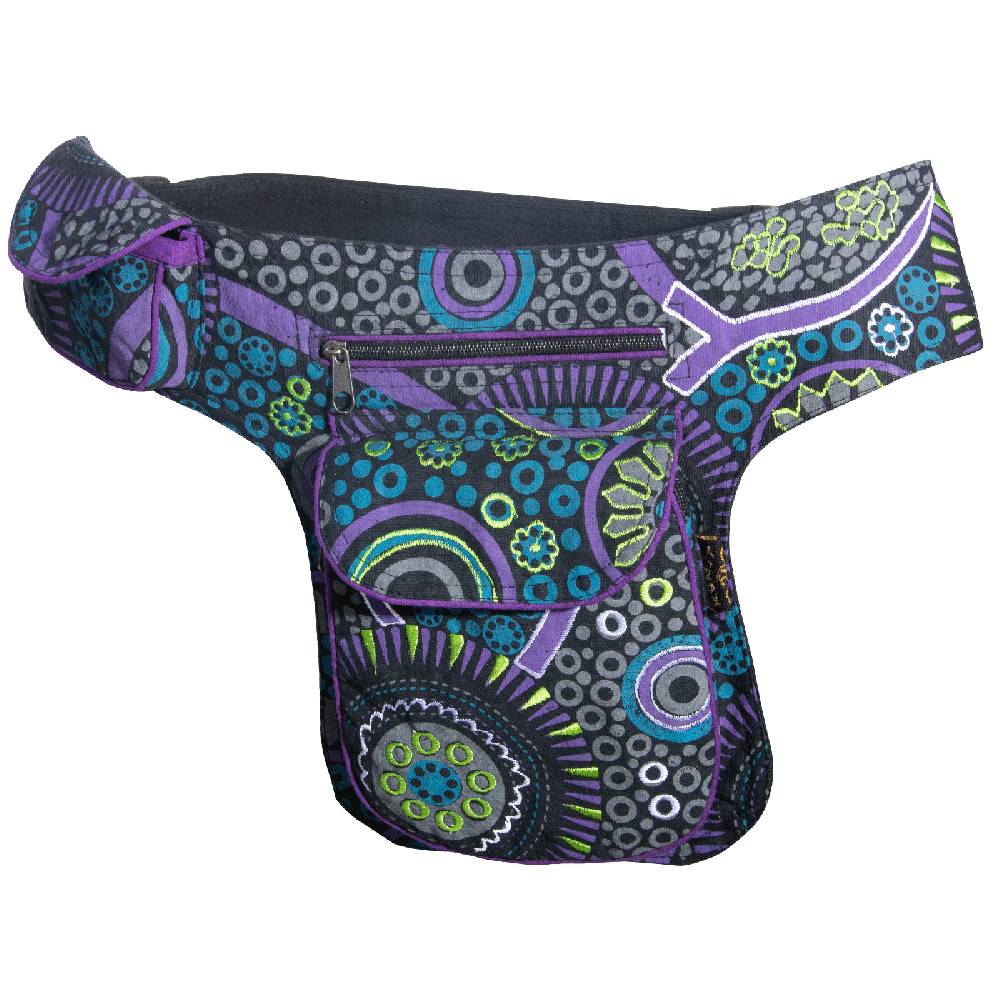 Kunst Und Magie Kunst und Magie Goa Schulter / Bauchtasche Gürteltasche Bauchgurt Hüfttasche Hippie Psy Bis zu 60% Rabatt