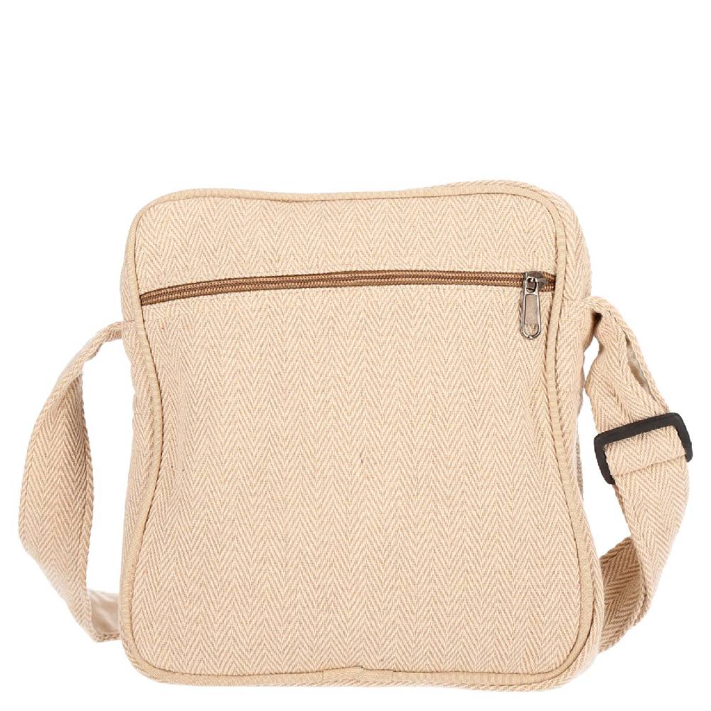 Kunst Und Magie Hanf Schultertasche Umhängetasche Tasche Messenger Bag Nachhaltig Fair Hanf im Angebot
