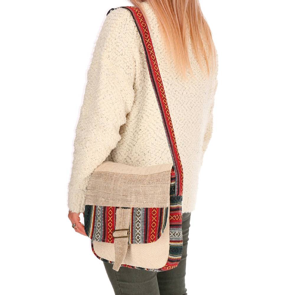 Kunst Und Magie Hanf Schultertasche Umhängetasche Tasche Messenger Bag Nachhaltig Fair Hanf Fabrik Onlineshop