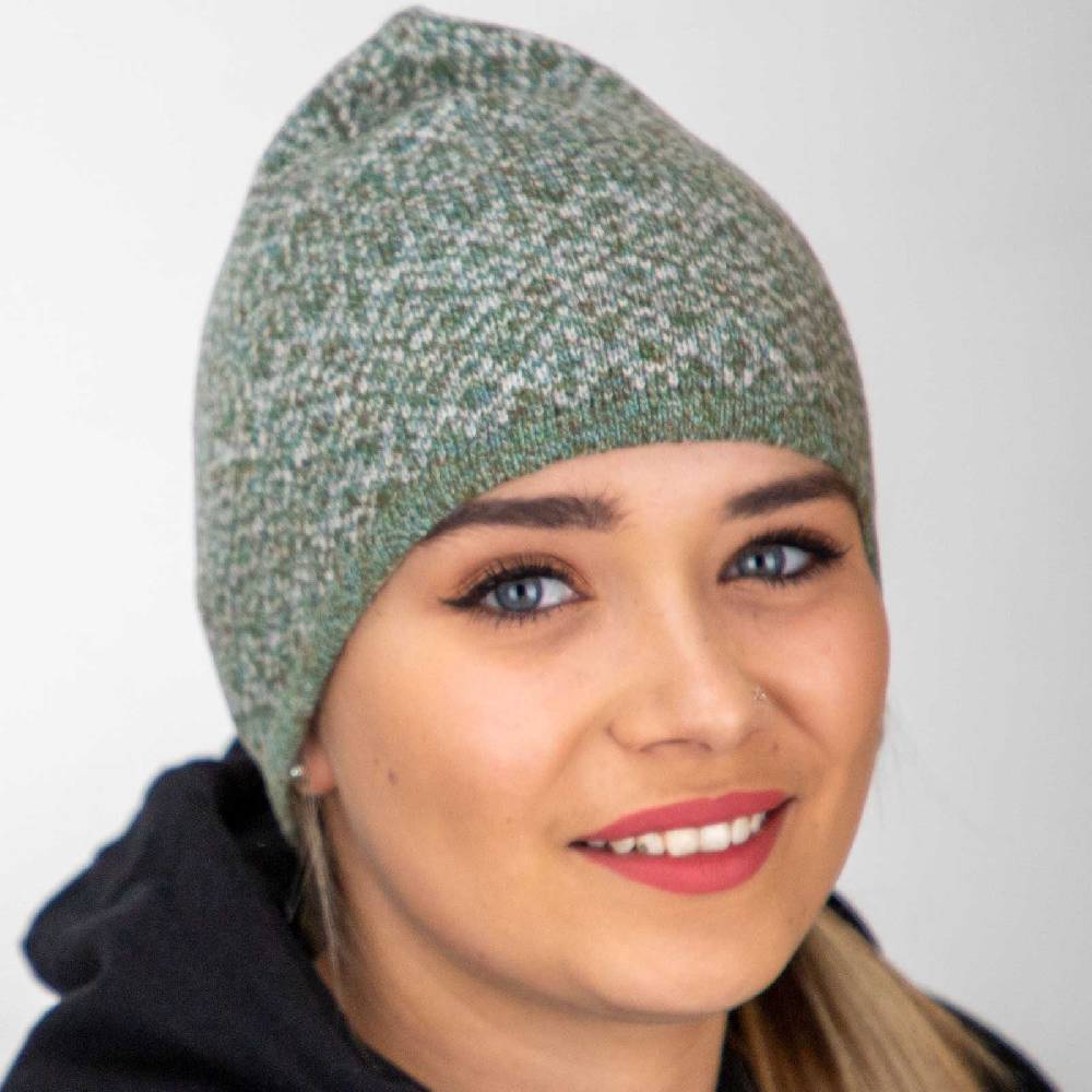 Kunst Und Magie Beanie Mütze aus Lammwolle Wollmütze Nordisch Unisex für Sie und Ihn Fabrikpreis