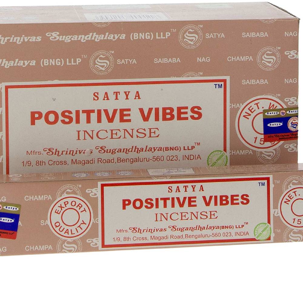 Kunst Und Magie Satya Satya Positive Vibes Räucherstäbchen Duftstäbchen Zeitlich begrenztes Angebot